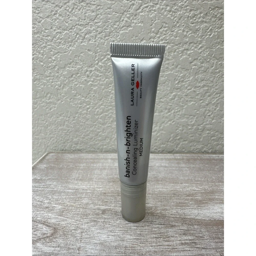 $44 🌙 Laura Geller Banish-N-Brighten Concealing Luminizer MEDIUM 0.3oz/8.5g